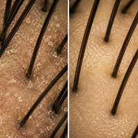 Scalp hydration levels increased by 70.18%