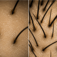 Hair shedding decreased by 64.14%